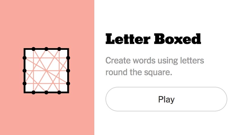 Letter Boxed Answers